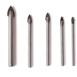 Juego Kit De Brocas Para  Vidrio Y Cerámica 5 Piezas