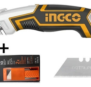 Cuchillo Cartonero Ingco Con 5  Repuestos +  10 Rep. Truper