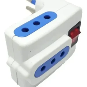 Adaptador Enchufe Triple 3 Tomas Con Switch Certificado