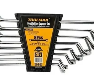 Kit Set Juego De Llaves Curva Corona/corona 8 Piezas Toolmak