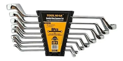 Kit Set Juego De Llaves Curva Corona/corona 8 Piezas Toolmak