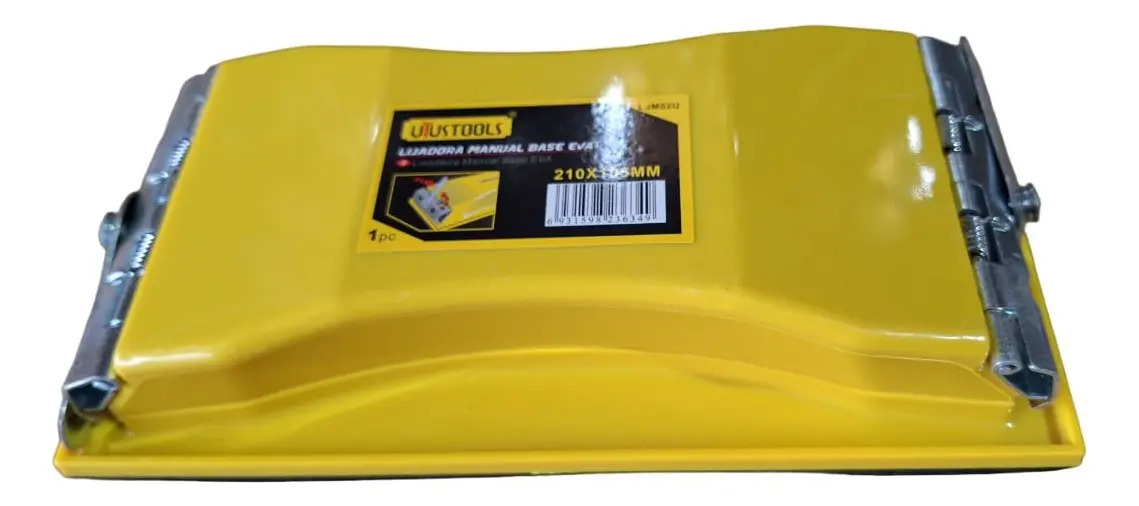 Lijadora De Mano Taco Para Lija Manual Todo En 1 Amarillo - Imagen 2