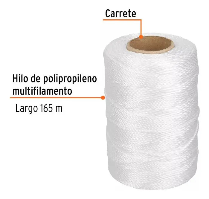 Hilo Para Albañil Truper Bobina De 165 Mt. Hil-165 - Imagen 3