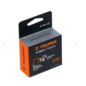 Grapas 1/2 ,3000 Piezas Para Et-50 Marca Truper