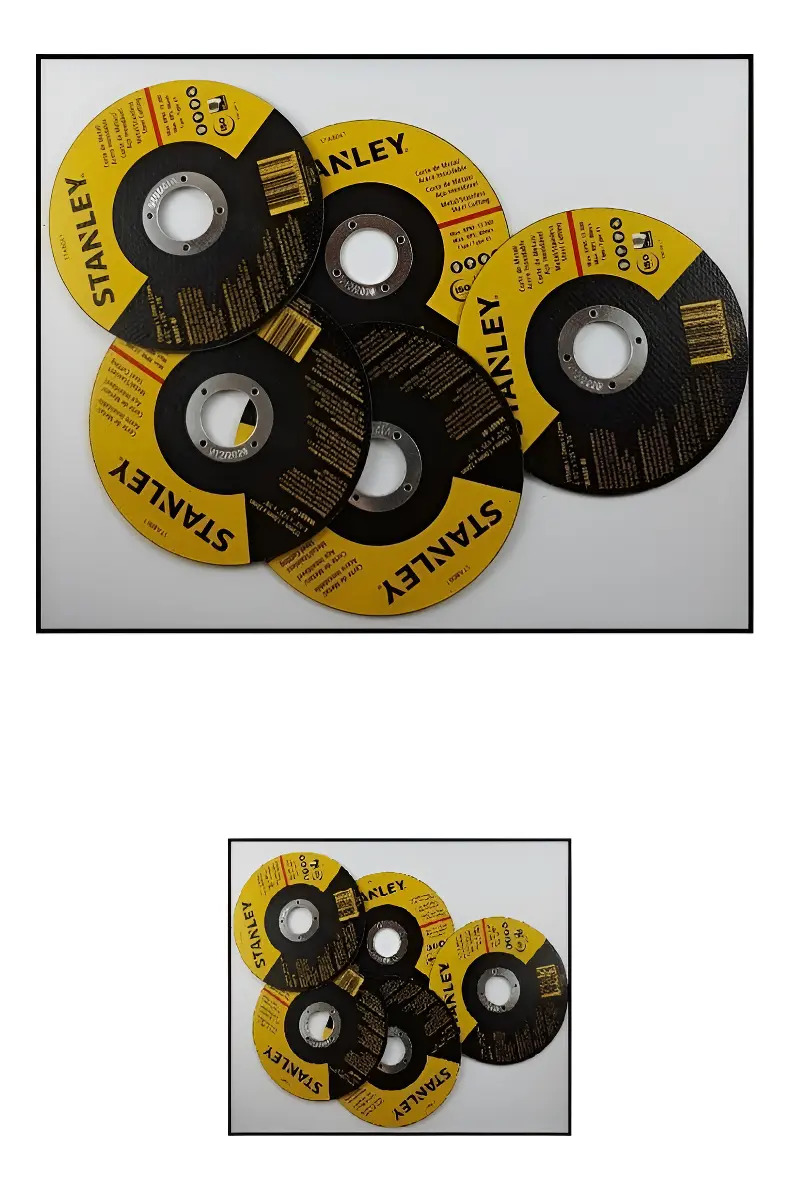 Stanley , 100 Discos De Corte Metal 4 1/2 Negro