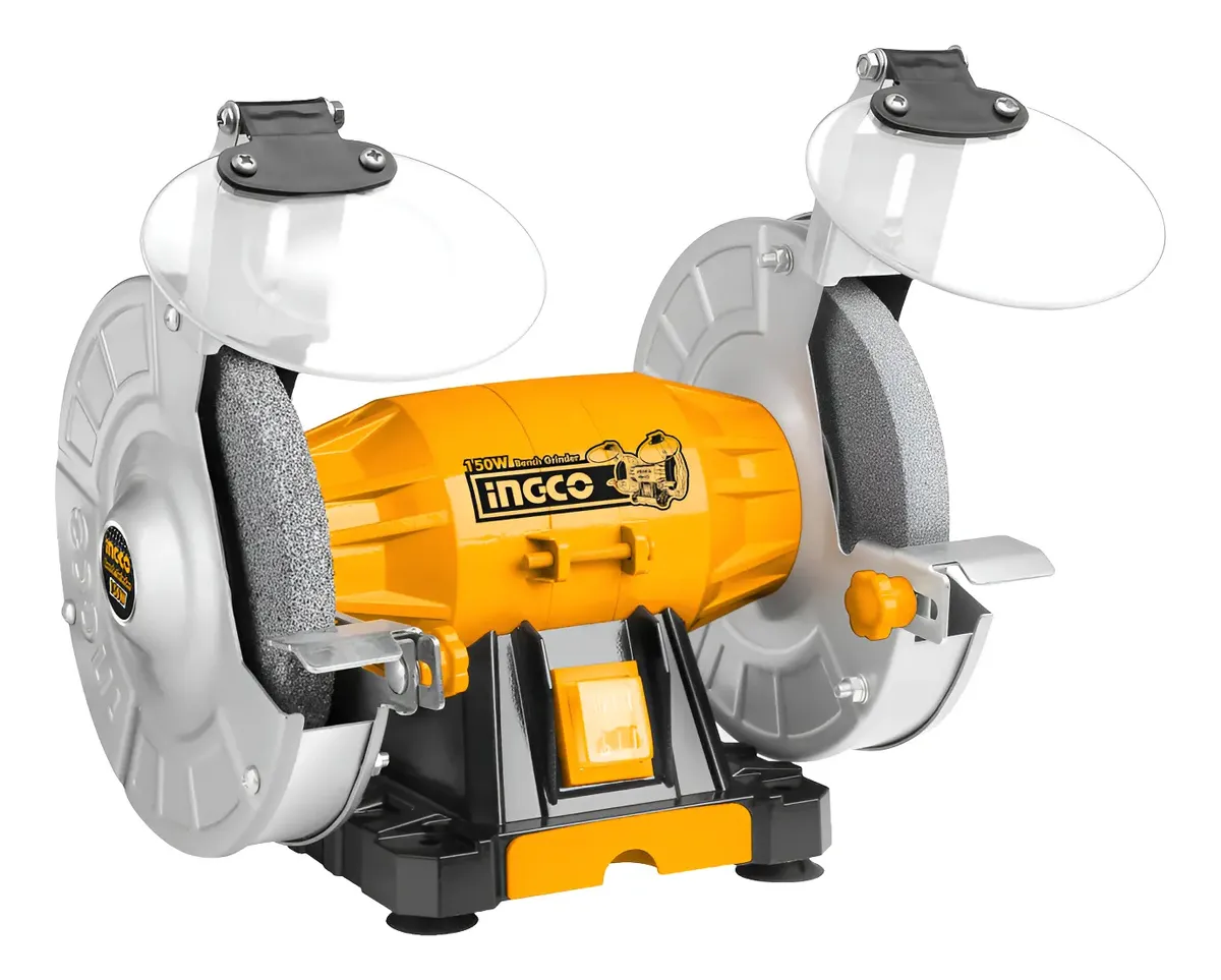 Esmeril De Banco 6 Pulgadas 150w Velo/2950 Rpm Ingco Bg61502 Amarillo