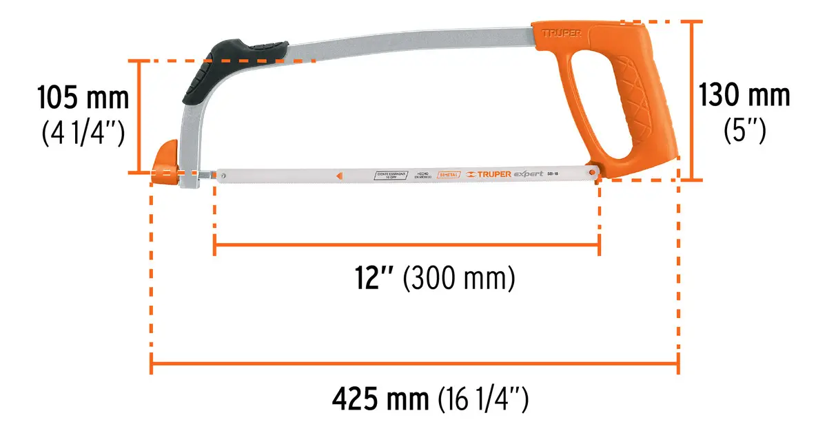 Arco Profesional Tubular Para Segueta 12', Truper, 10234 - Imagen 4