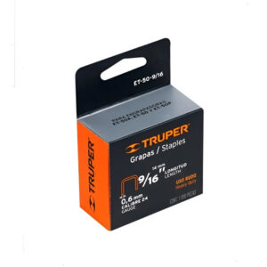 Grapas 9/16 , 3000 Piezas Para Et- 50 Marca Truper.