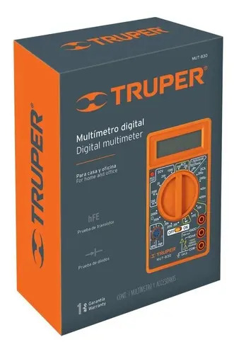 Multimetro Digital Truper Mut-830 - Imagen 5