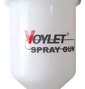 Copa Plastica Repuesto P/pistola H-827 Voylet Blanco