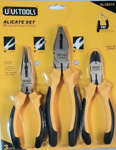 Set Kit Juego De Alicates 3 Piezas Uyustools