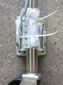 Pata Enganche Con Rueda De Maniobra Remolque Ferrawyy