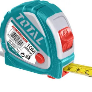 Cinta Métrica Total 10 Metros - 25mm, Centímetros Y Pulgadas