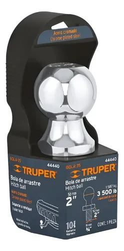 Bola De Arrastre Para 3500 Lbs Truper Bola-35 Plateado