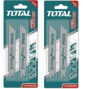 Set De 4 Hojas Para Sierra Sable, Uso En  Metal. Total