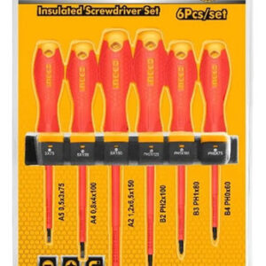 Set Destornilladores Electricos Aislado 6pcs Ingco Hkisd0608