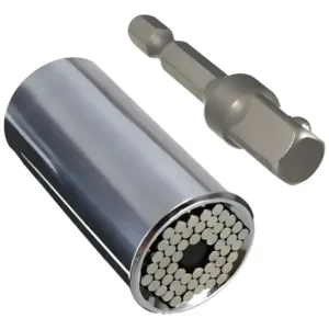 Dado Universal De 7 - 19 Mm + Adaptador Para Taladro Toolmak