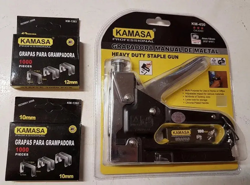 Grapadora Kamasa Con 2000 Grapas - Imagen 3