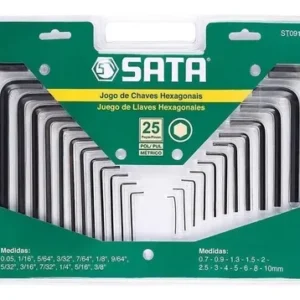 Set Llaves Allen En Milímetro Y Pulgadas Marca Sata, Calidad