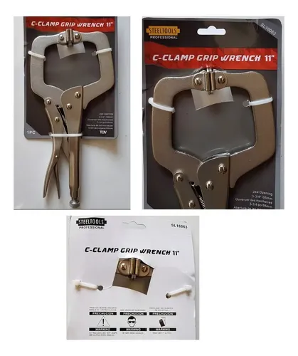 Alicate Caiman 11 Pulgadas Steeltools Plateado Mango Ergonómico - Imagen 2