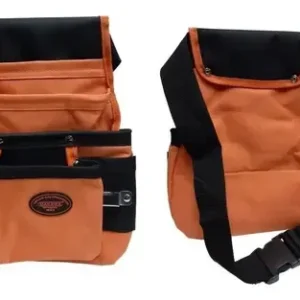 Coleto Carpintero Simple Con Porta Martillo Makawa Color Naranja