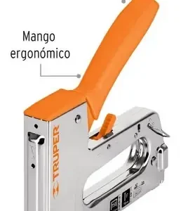 Truper Et-50 Engrapadora Y Clavadora Uso Pesado Con 1000 Grapas