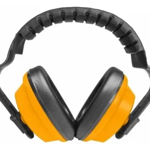 Orejera Protector Auditivo Ingco Hem01 Tipo Fono 24db Mas Reducción De Ruido Amarillo