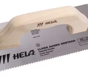 Llana Dentada Metal Profesional 280 X 130 Mm Hela Diente 2mm