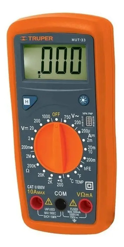Multimetro Digital Junior Truper Modelo Mut-33