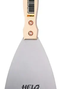 Espátula Grande Hela Lisa Acero 110mm Mango Madera Cocina Madera Acero