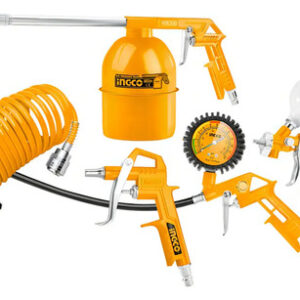 Kit Set Pistolas Neumáticas Para Compresor 5 Piezas Ingco