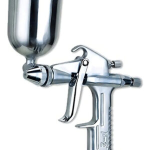 Pistola De Gravedad Voylet F-2 Plateada Con Tanque 125ml Presión 3.5 Bar Plateado