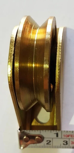 2 Ruedas Para Portón De 5 Cms. De Diámetro, Con Base - Imagen 4