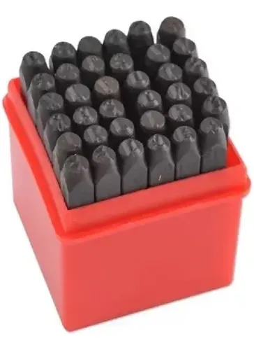 Letras Y Números Martillo De Golpe 3 Mm, 36 Piezas - Imagen 5