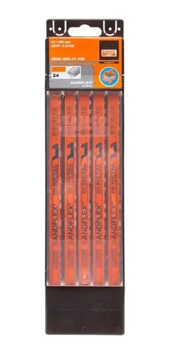 6 Hojas De Sierra Sandflex Bahco , 24 Dientes - Imagen 2