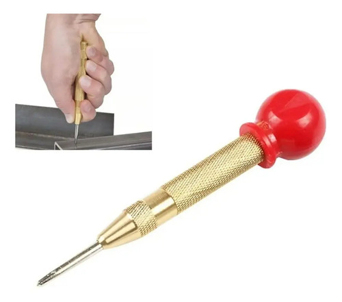 Punzón Punto Centro Automático Trabajos Pesados Ergonómico 13 Cm - Imagen 4
