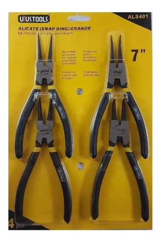 Juego 4 Alicates Para Seguros Segers Uyustools 7 Pulgadas - Imagen 4