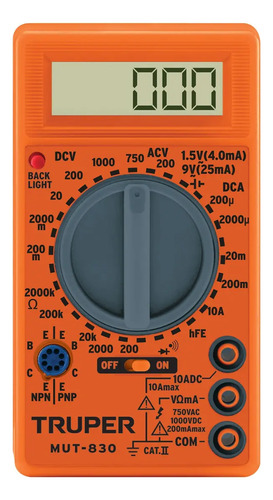 Multimetro Digital Truper Mut-830