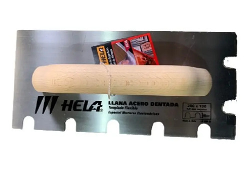 Llana Hela Dentada 15 Mm 280 X 130 Mm , Ld-280-15
