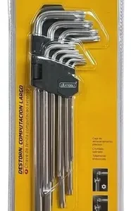 Juego De Llaves Torx 9 Piezas Dec903 Uyustools Cromado