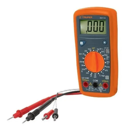 Multimetro Digital Junior Truper Modelo Mut-33 - Imagen 2