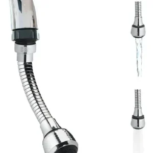 Aireador Universal Con Flexible De 30 Cm // Color Plateado