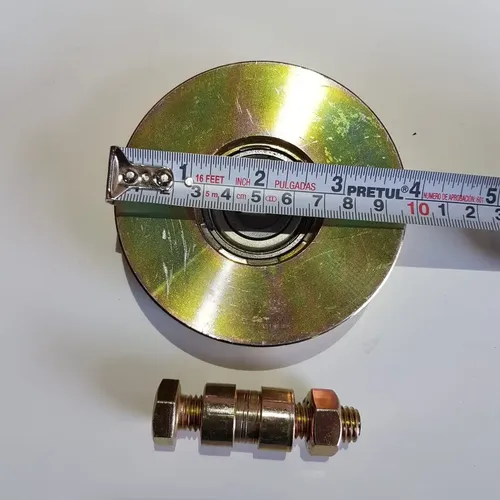 2 Ruedas De Porton De 10 Cms. Con Pernos - Imagen 3