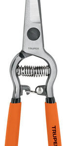 Tijera Poda 8   De Cuchilla Curva Truper 18457 Naranja Plateado