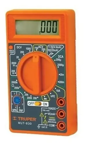 Multimetro Digital Truper Mut-830 - Imagen 2