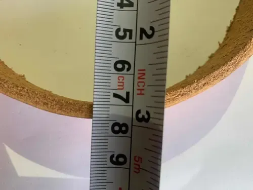Collar Para Perro En Suela , Perros Grandes Beige Círculo L - Imagen 4