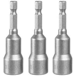Adaptador Atornillador 8mm Dado Magnético 3 Piezas Ingco