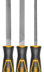 Set Limas Ingco Industrial Para Metal 3 Piezas 200mm/8