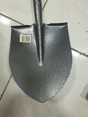Pala Punta De Huevo Mango Metálico Gris - Imagen 4