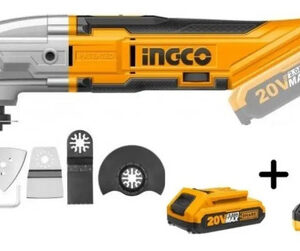 Multifuncional Oscilante Inalámbrica 20v + Bateria+ Cargador Color Amarillo